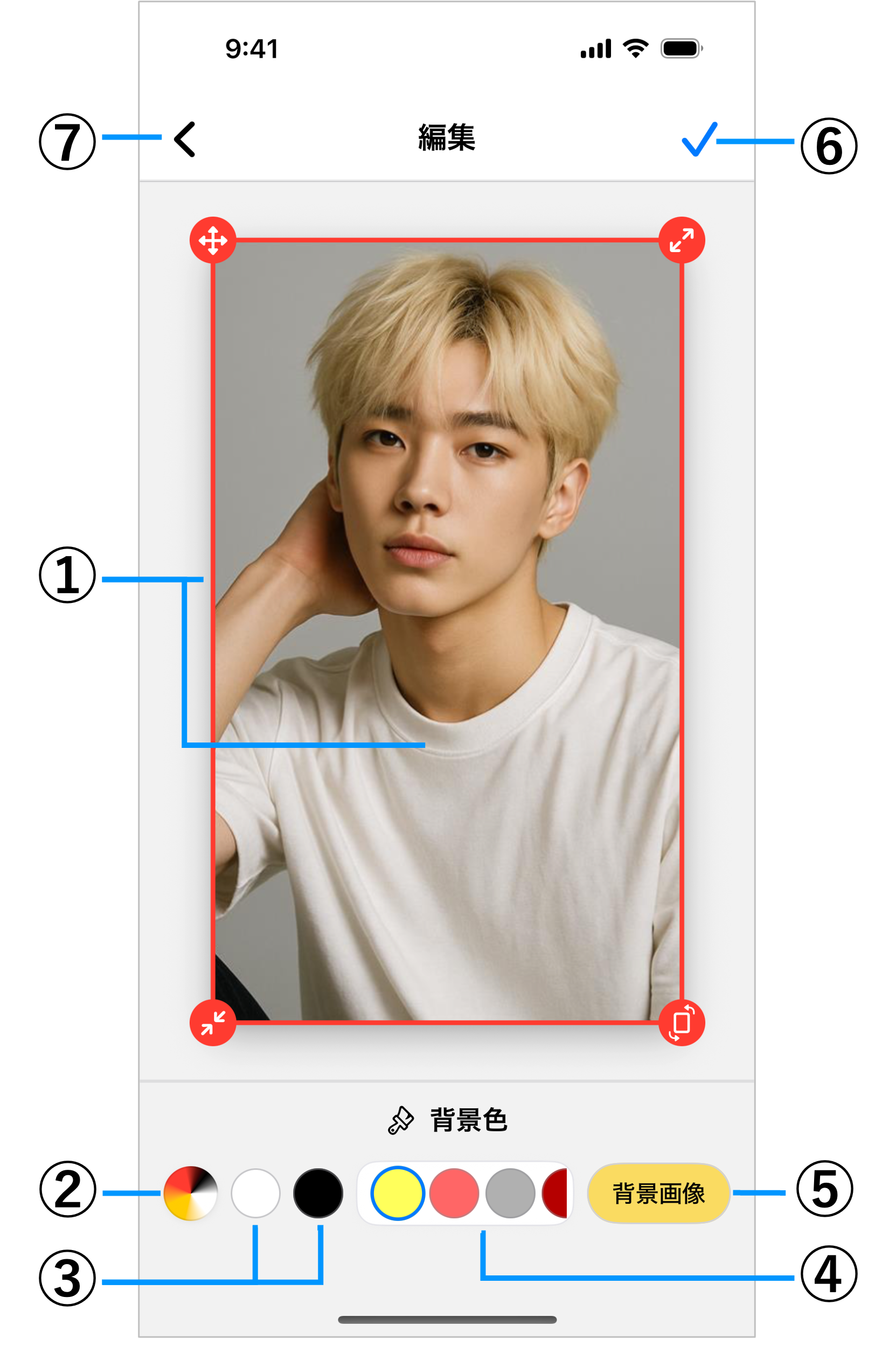 編集画面のスクリーンショット